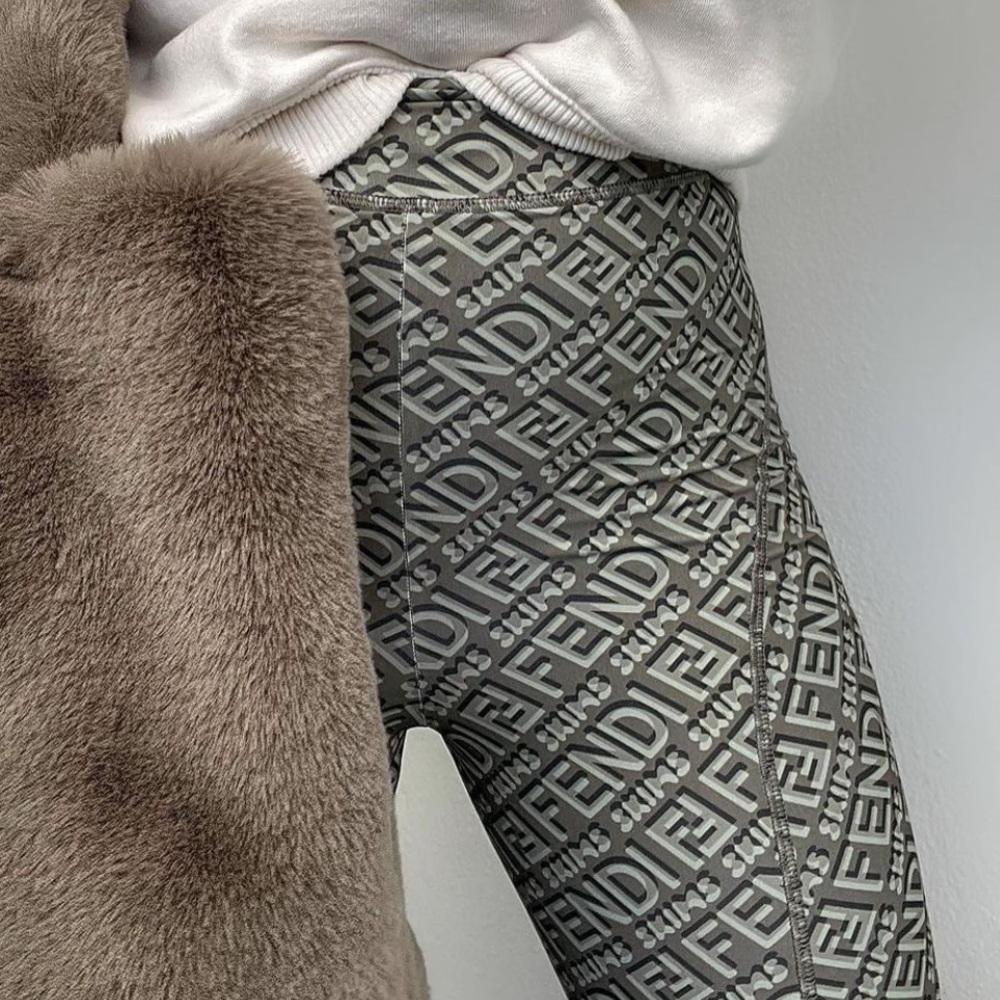 Fendi Skims collab cycle shorts leggings